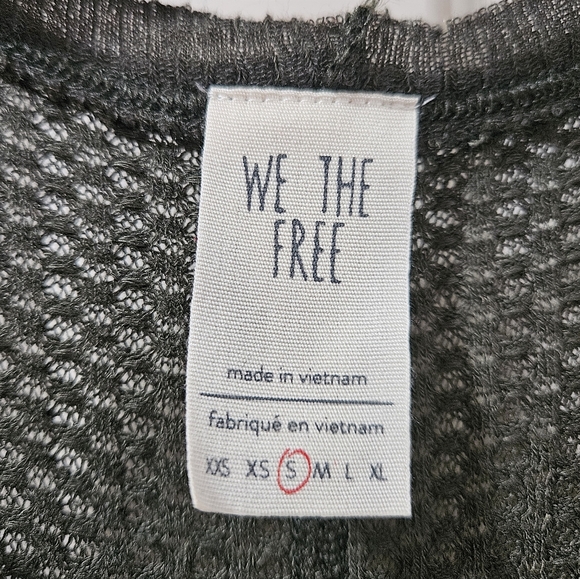 Free People Catalina Thermal Tee Long Sleeves Oversized Slouchy Olive Small EUC - Picture 3 of 15